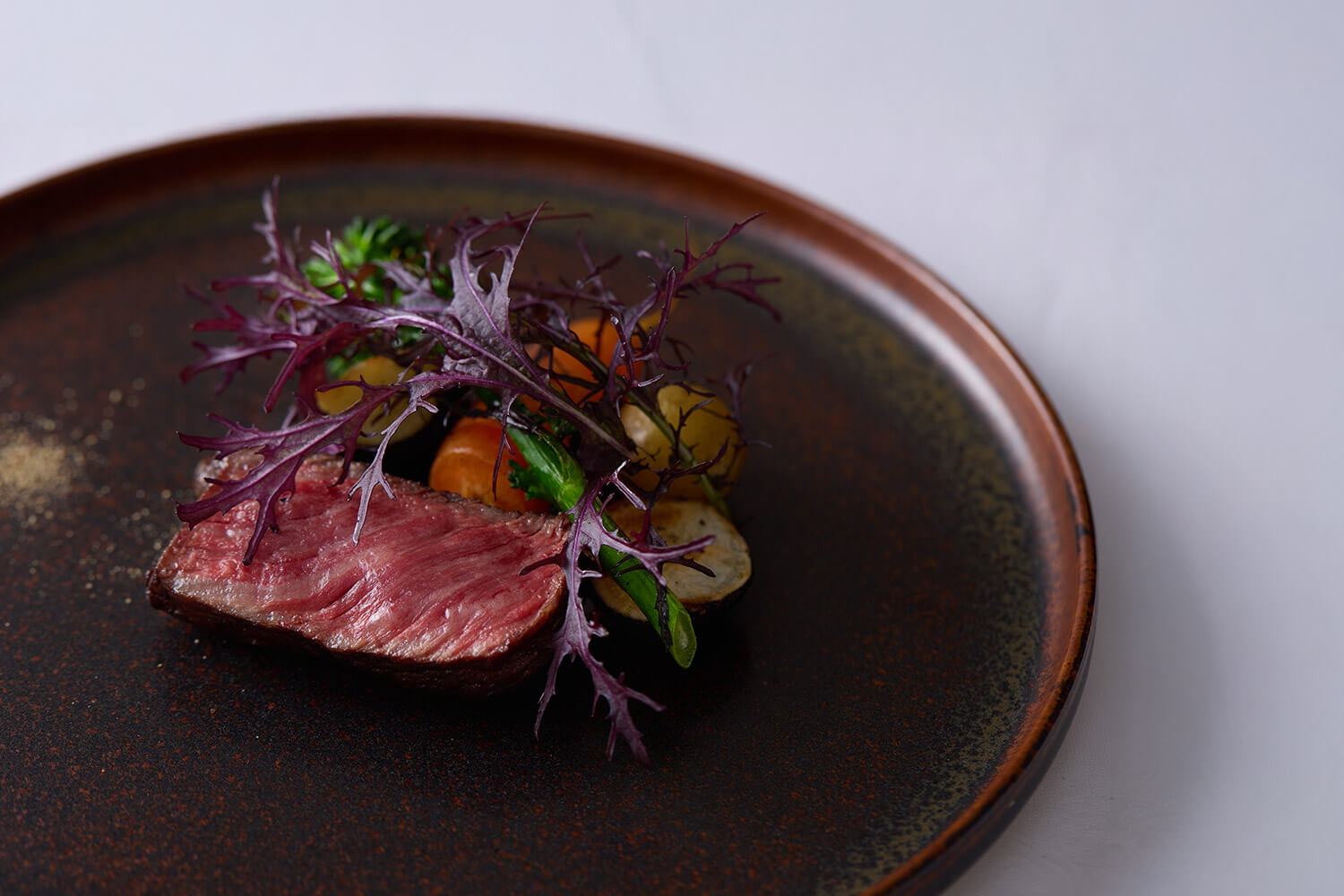 源氏和牛の炭火焼き